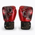 Червени боксови ръкавици Fairtex Golden Jubilee 2