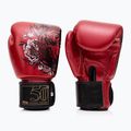 Червени боксови ръкавици Fairtex Golden Jubilee