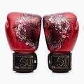 Червени боксови ръкавици Fairtex Golden Jubilee