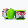 Боксови бандажи за ръце YOKKAO Premium 400 cm neon green