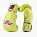 Мъжки боксови ръкавици YOKKAO Matrix lime punch 2