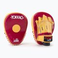 YOKKAO Focus Mitts Отворени тренировъчни дискове червено-жълти FYML-21 2