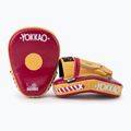 YOKKAO Focus Mitts Отворени тренировъчни дискове червено-жълти FYML-21