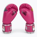 Мъжки боксови ръкавици YOKKAO Stadium fuchsia 4