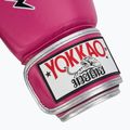 Мъжки боксови ръкавици YOKKAO Stadium fuchsia 6