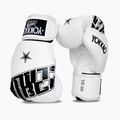 Боксови ръкавици YOKKAO Lettering Boxing white