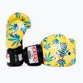Мъжки боксови ръкавици YOKKAO Wax yellow 3