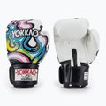 Мъжки боксови ръкавици YOKKAO Flames white