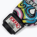 Мъжки боксови ръкавици YOKKAO Flames white 6