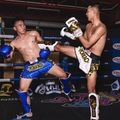 Мъжки тренировъчни шорти YOKKAO Original Muay Thai white 6