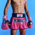 Мъжки тренировъчни шорти YOKKAO Original Muay Thai magenta 8