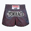 Мъжки шорти за тренировка YOKKAO Lunar Muay Thai iridescent blue grey
