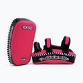 Тренировъчни щитове YOKKAO Freestyle Kicking Pads 2 бр. fuchsia/black 4