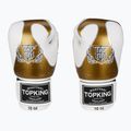 Боксови ръкавици Top King Muay Thai Empower white/gold
