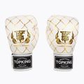 Боксови ръкавици Top King Chain white/gold