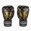 Боксови ръкавици Top King Chain black/gold