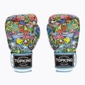 Боксови ръкавици Top King Boxing Culture white/blue