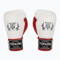 Боксови ръкавици Top King Boxing Reborn white/red
