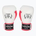 Боксови ръкавици Top King Boxing Reborn white/pink