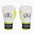 Боксови ръкавици Top King Boxing Reborn white/yellow