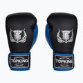 Боксови ръкавици Top King Reborn Semi Leather black/blue