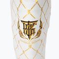 Протектори за подбедрица и стъпала Top King Chain Semi Leather white/gold 5
