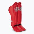 Протектори за подбедрици и стъпала Top King Pro Semi Leather red