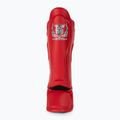 Протектори за подбедрици и стъпала Top King Pro Semi Leather red 3