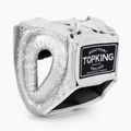 Боксова каска Top King Super Star white/silver 3