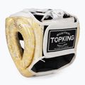 Боксова каска Top King Super Star бяла/златна 3