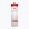 CamelBak Podium Chill 620ml огненочервена/бяла бутилка за велосипед