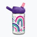 Детска туристическа бутилка CamelBak Eddy+ 400 ml rainbow floral 3
