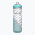 Бутилка за велосипед CamelBak Podium Chill 620ml grey/ teal stripe