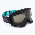 Скиорска маска DRAGON D1 OTG rattle can/lumalens dark smoke/lumalens flash blue 2