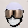 Alpina Arber Visor Q Lite ски каска лилав мат 7