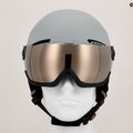 Ски каска Alpina Arber Visor Q Lite сива матова 7