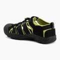 Детски сандали KEEN Newport H2 black/lime green 3