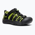 Детски сандали KEEN Newport H2 black/lime green