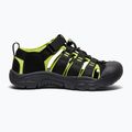 Детски сандали KEEN Newport H2 black/lime green 3