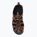 KEEN Clearwater Cnx Leather dark earth/black мъжки сандали 5