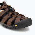 KEEN Clearwater Cnx Leather dark earth/black мъжки сандали 7