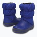 Детски ботуши за сняг Crocs Winter Puff Kids cerulean blue/light grey 6