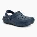 Джапанки Crocs Classic Lined Clog navy/charcoal 2