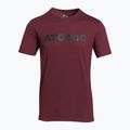 Мъжка тениска Atomic Alps maroon 2