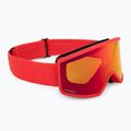 Детска скиорска маска Atomic Four Jr Flash red/red flash