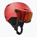 Детска скиорска каска Atomic Revent Visor Jr red/red flash
