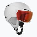 Детска скиорска каска Atomic Revent Visor Jr white heather/red flash