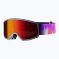 Детска скиорска маска Atomic Four Jr Flash graphic/glacier/purple/orange/red flash