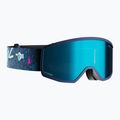 Детска скиорска маска Atomic Four Jr Flash graphic/ocean/blue flash