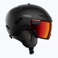 Скиорска каска Atomic Savor GT Visor Stereo black/red stereo